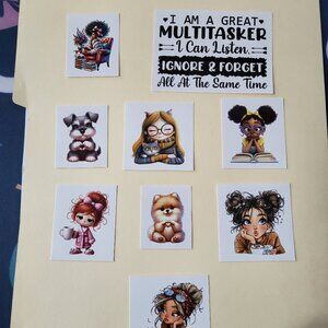 Fun Cute Stickers - Bundle offer qty 9